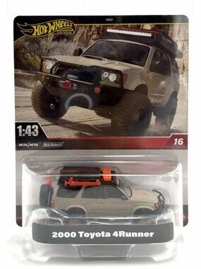 Hot Wheels Premium 2000 Toyota 4Runner #16 1:43 Real Riders Diecast New